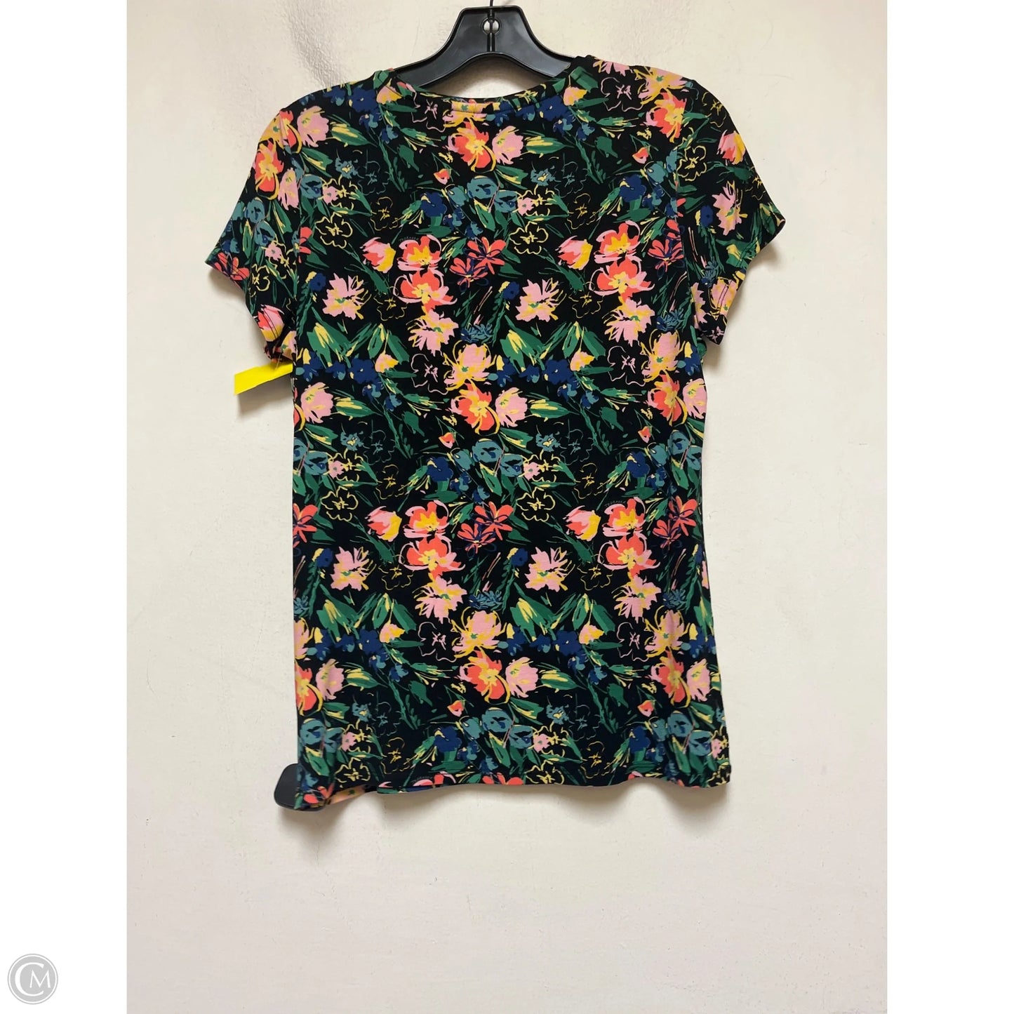 Top Short Sleeve Basic By Ted Baker In Floral Print, Size: S