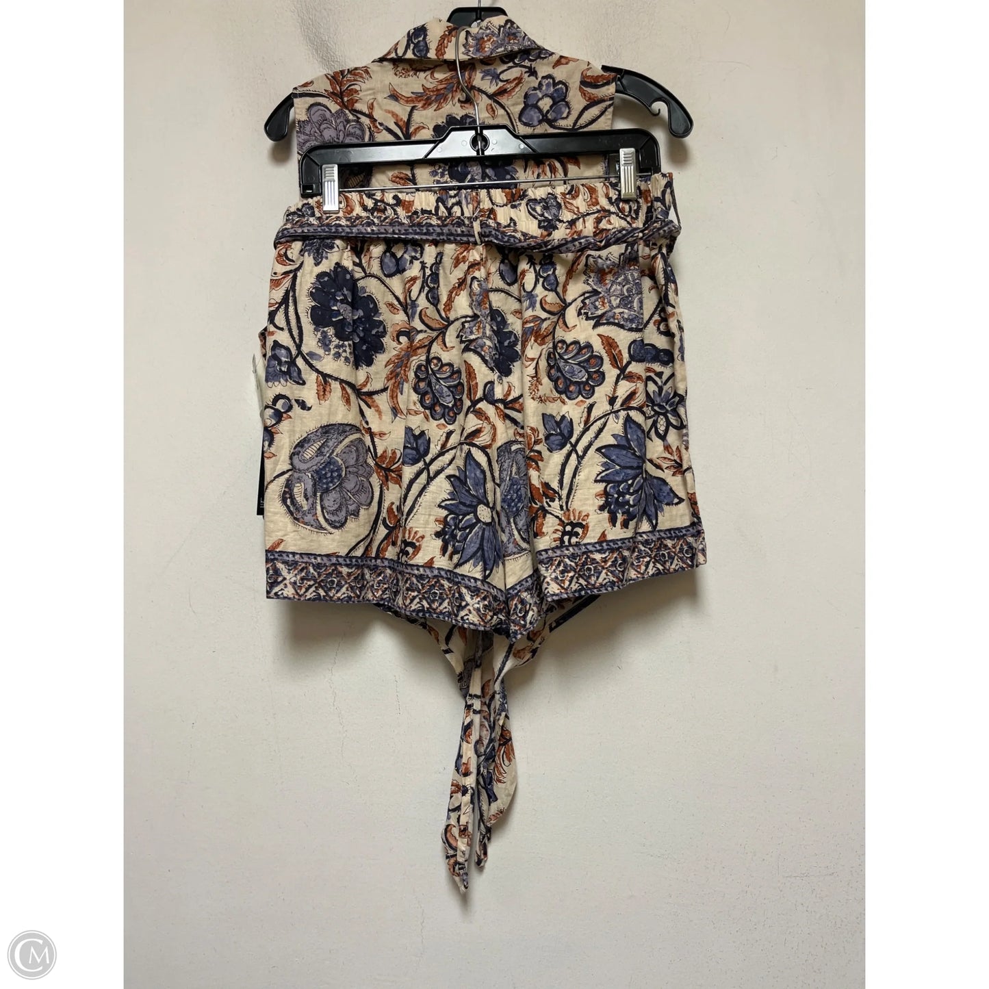 Shorts Set By Nicole Miller In Floral Print, Size: 8