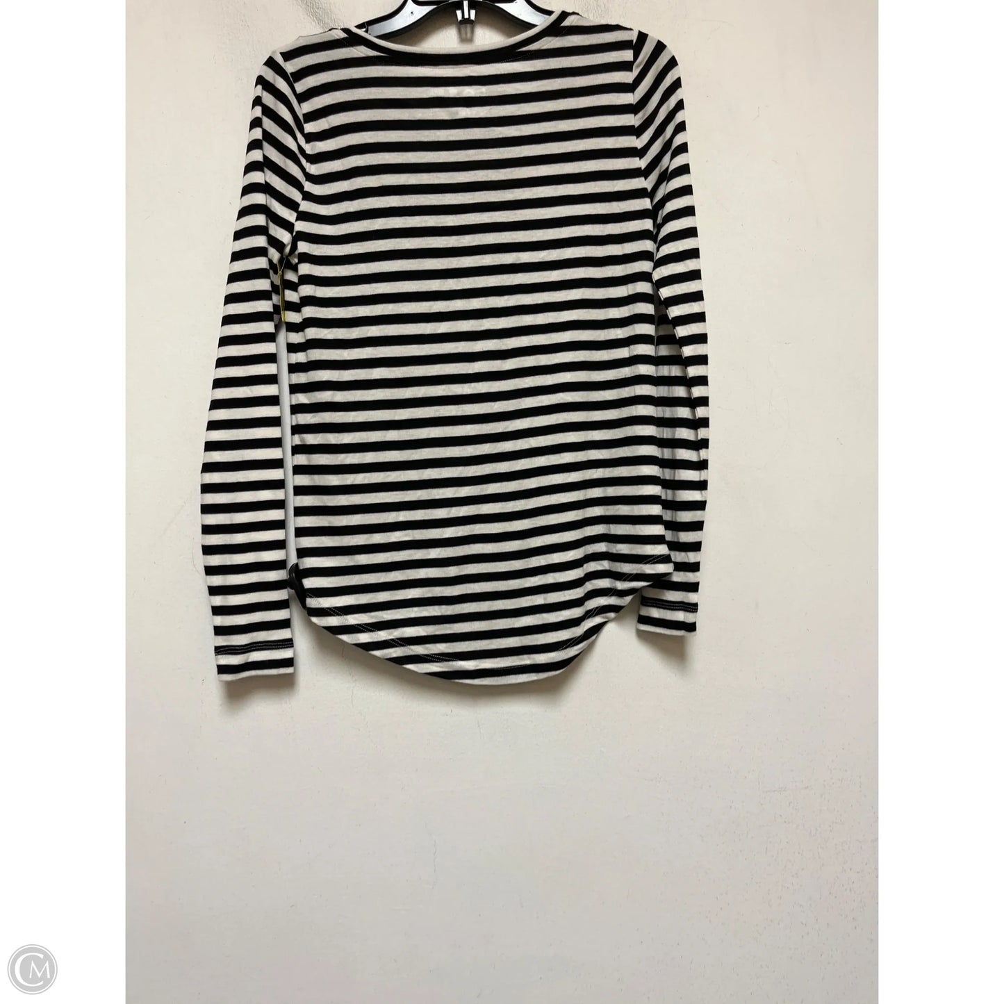 Top Long Sleeve Basic By Loft In Striped Pattern, Size: Xs