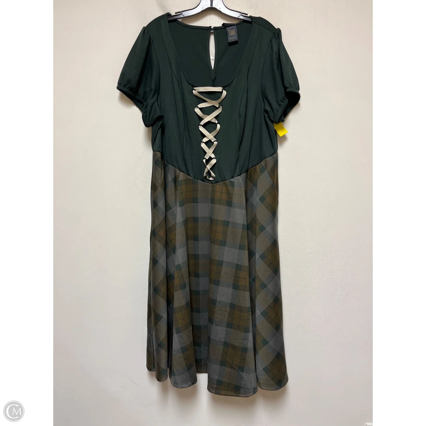 Dress Casual Midi By Torrid In Plaid Pattern, Size: 3x