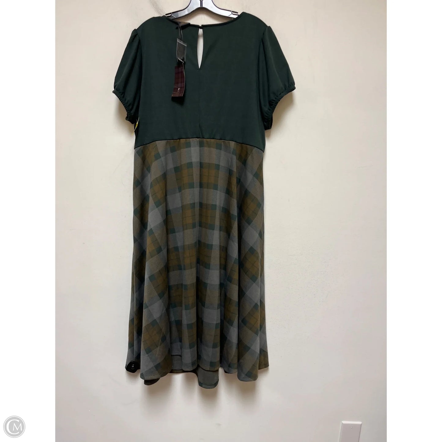 Dress Casual Midi By Torrid In Plaid Pattern, Size: 3x