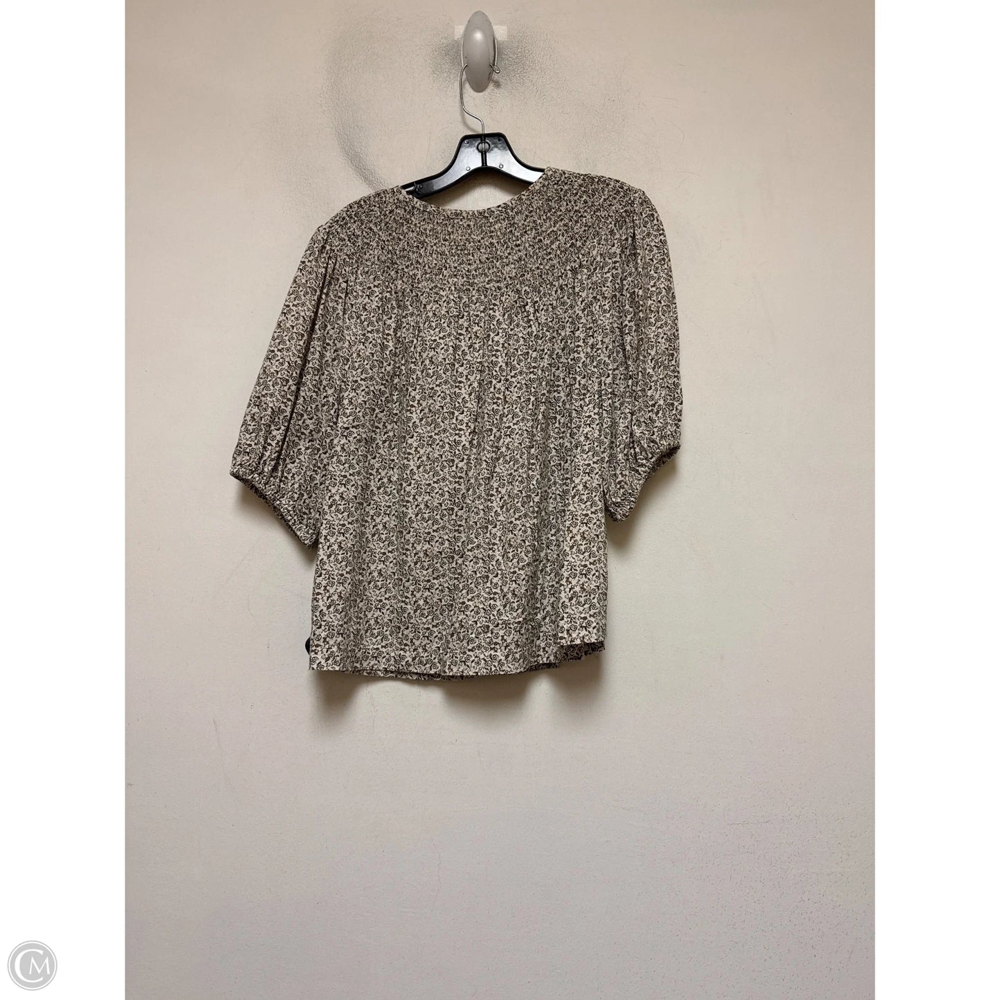 Top Short Sleeve By Old Navy In Floral Print, Size: M