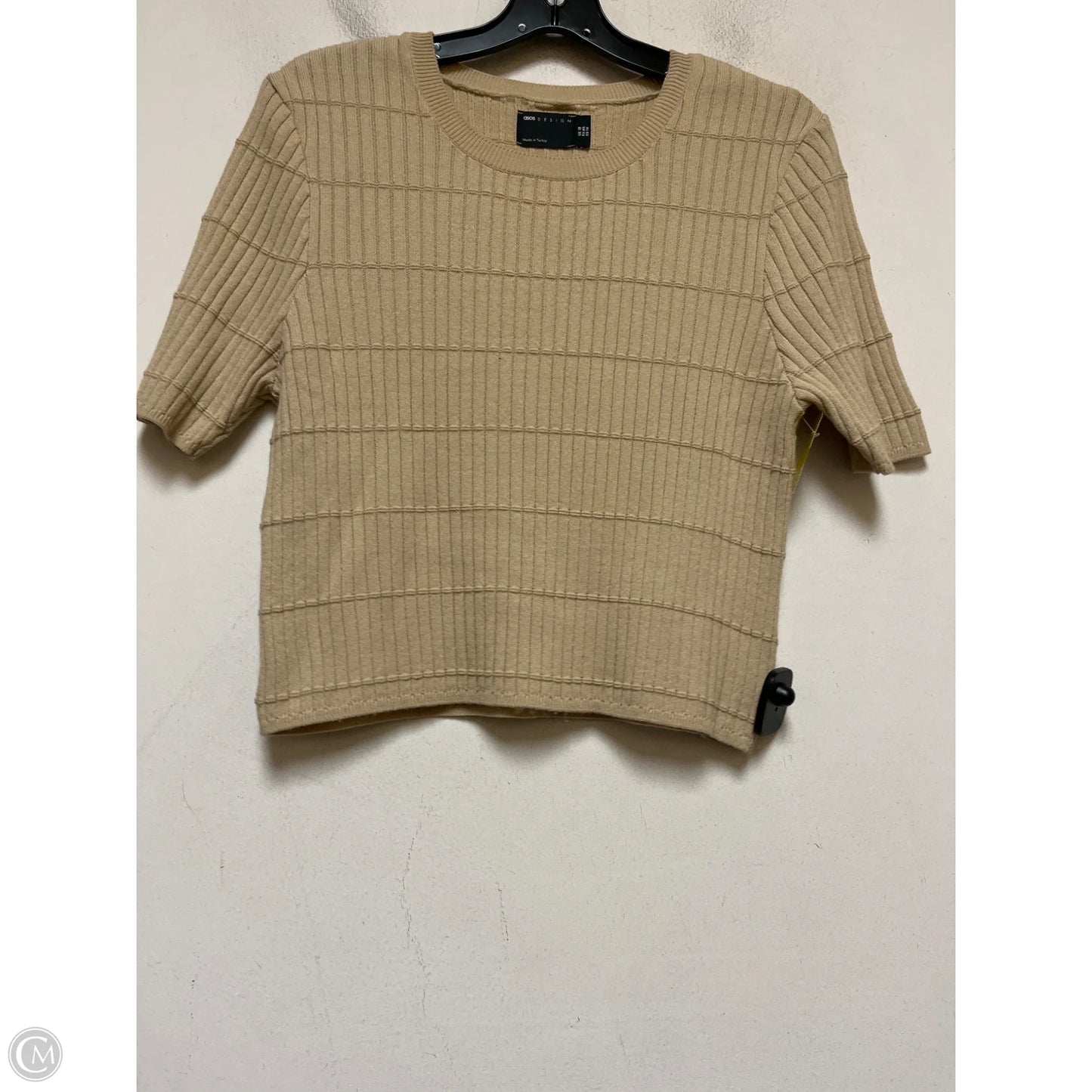 Top Short Sleeve By Time And Tru In Grey, Size: L