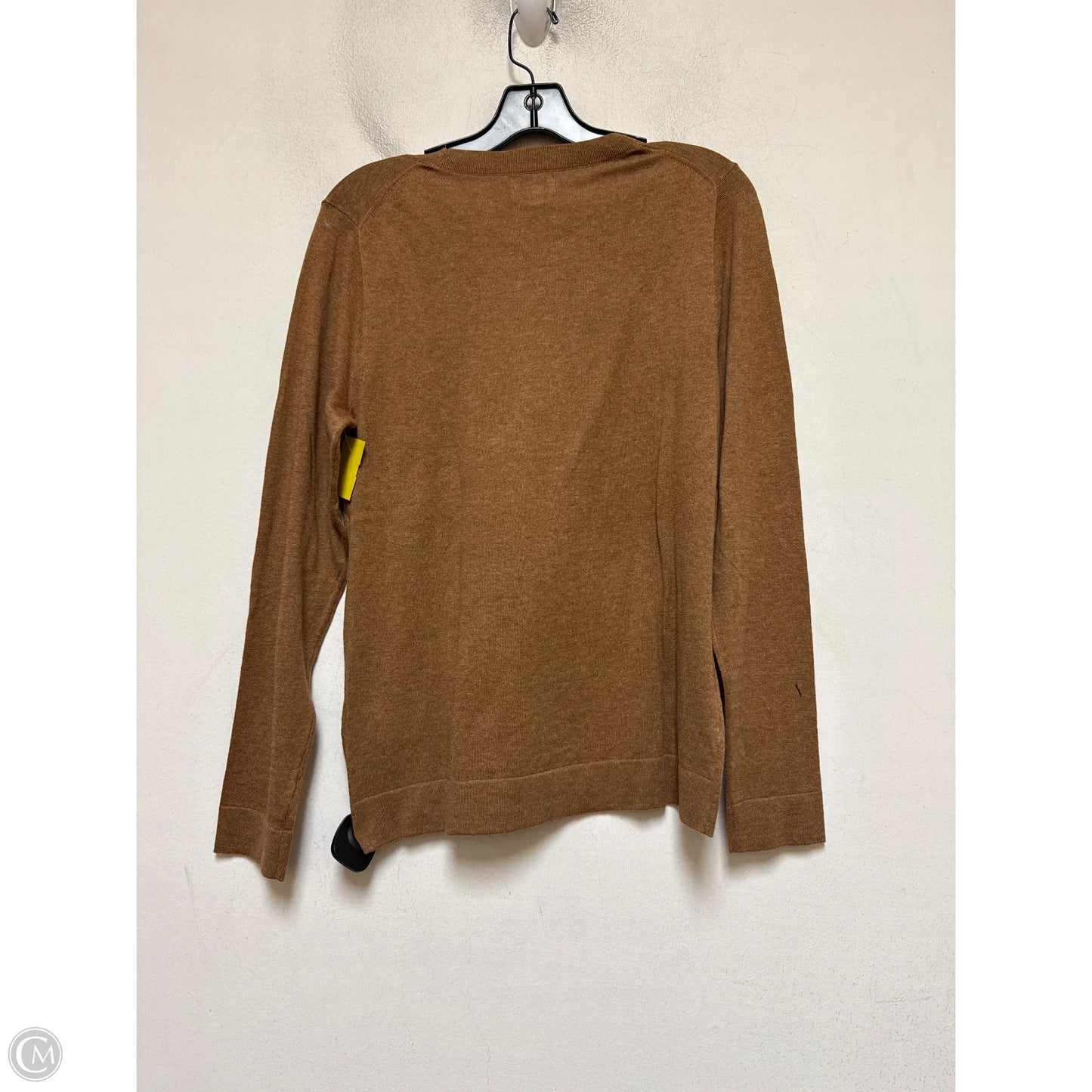 Top Long Sleeve By J. Crew In Brown, Size: M