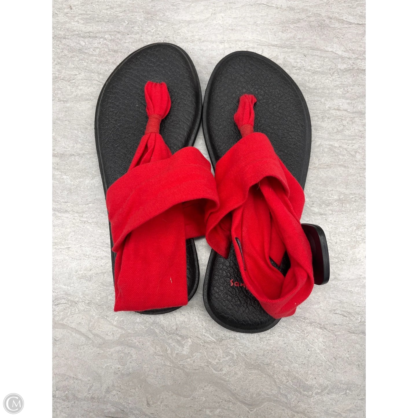 Sandals Flip Flops By Sanuk In Red, Size: 7