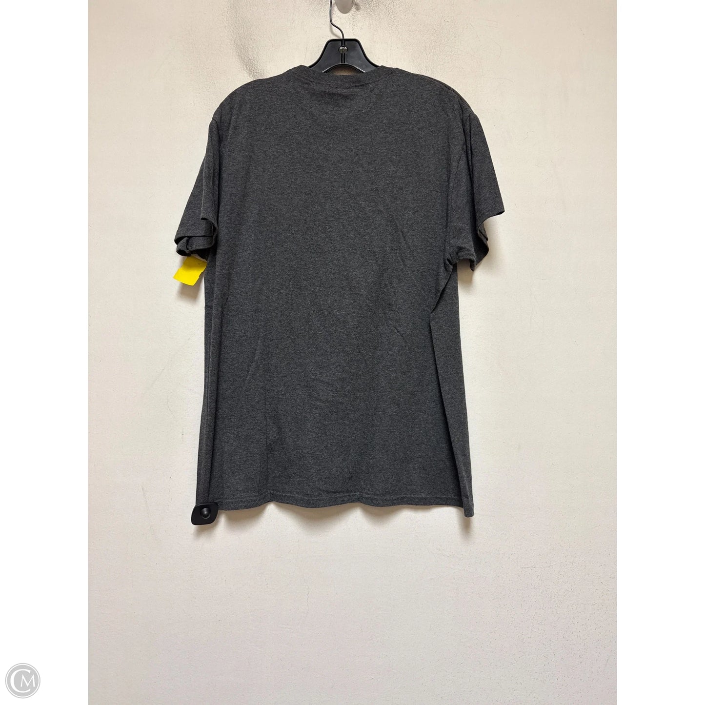 Top Short Sleeve Basic By Disney In Grey, Size: L