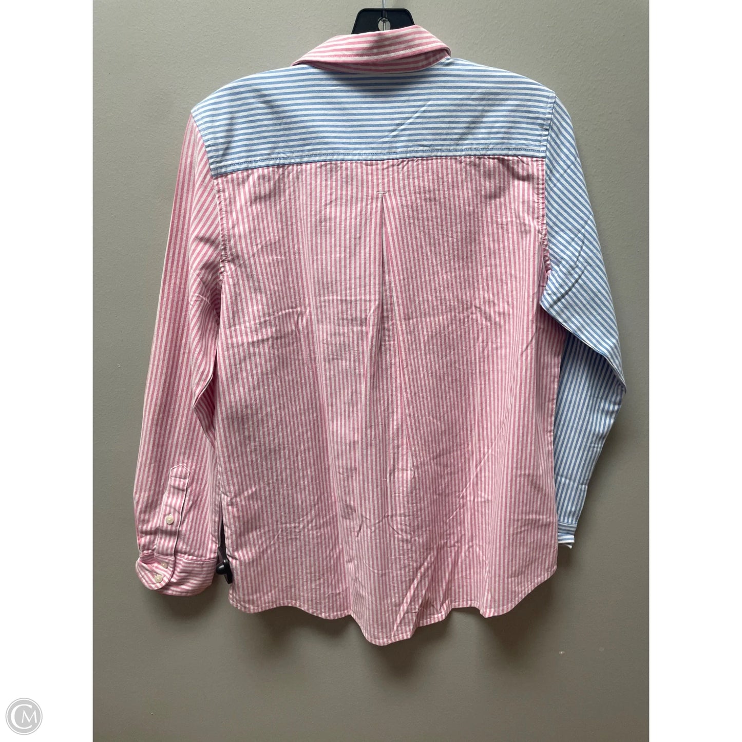 Top Long Sleeve By Vineyard Vines In Striped Pattern, Size: M