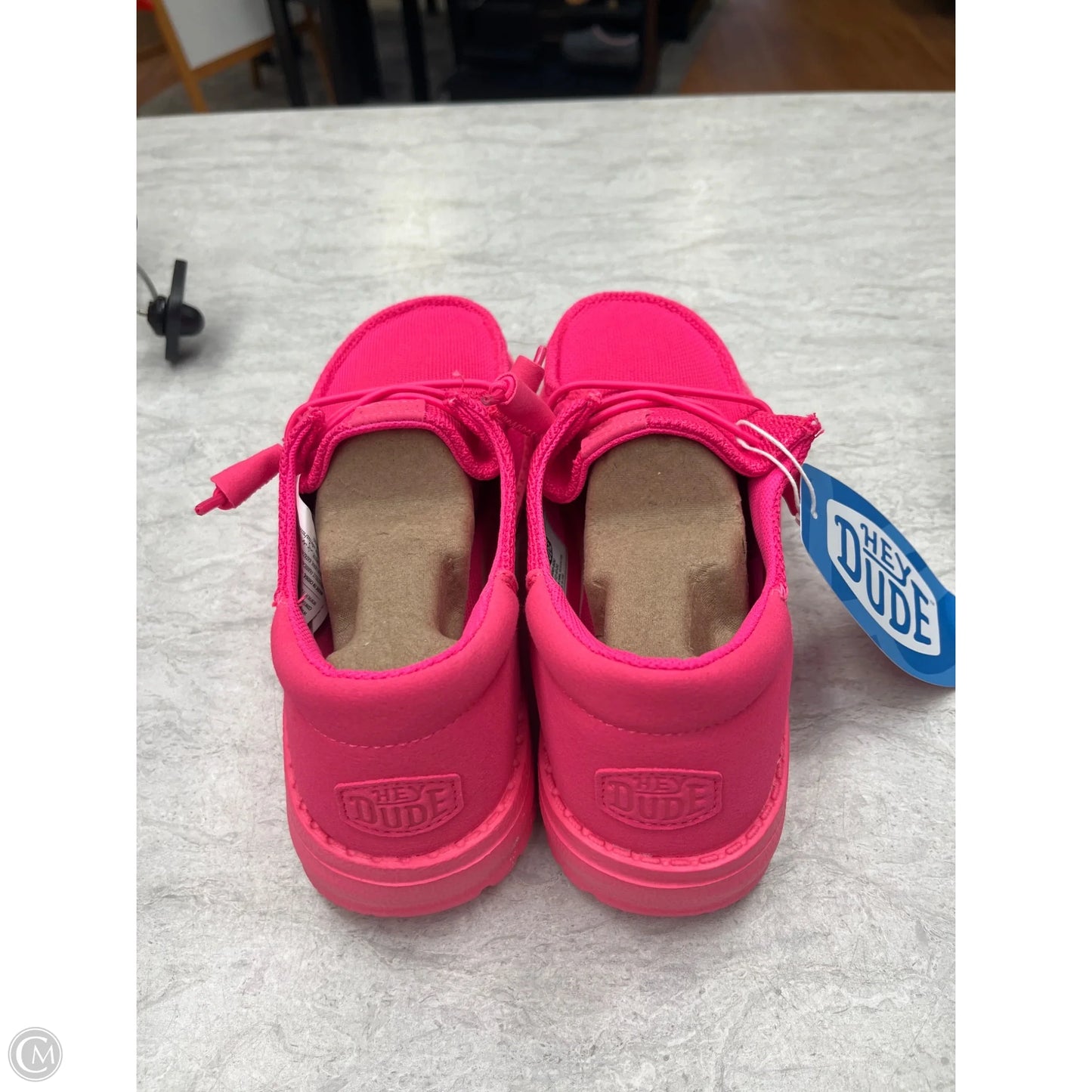 Shoes Flats By Hey Dude In Pink, Size: 7