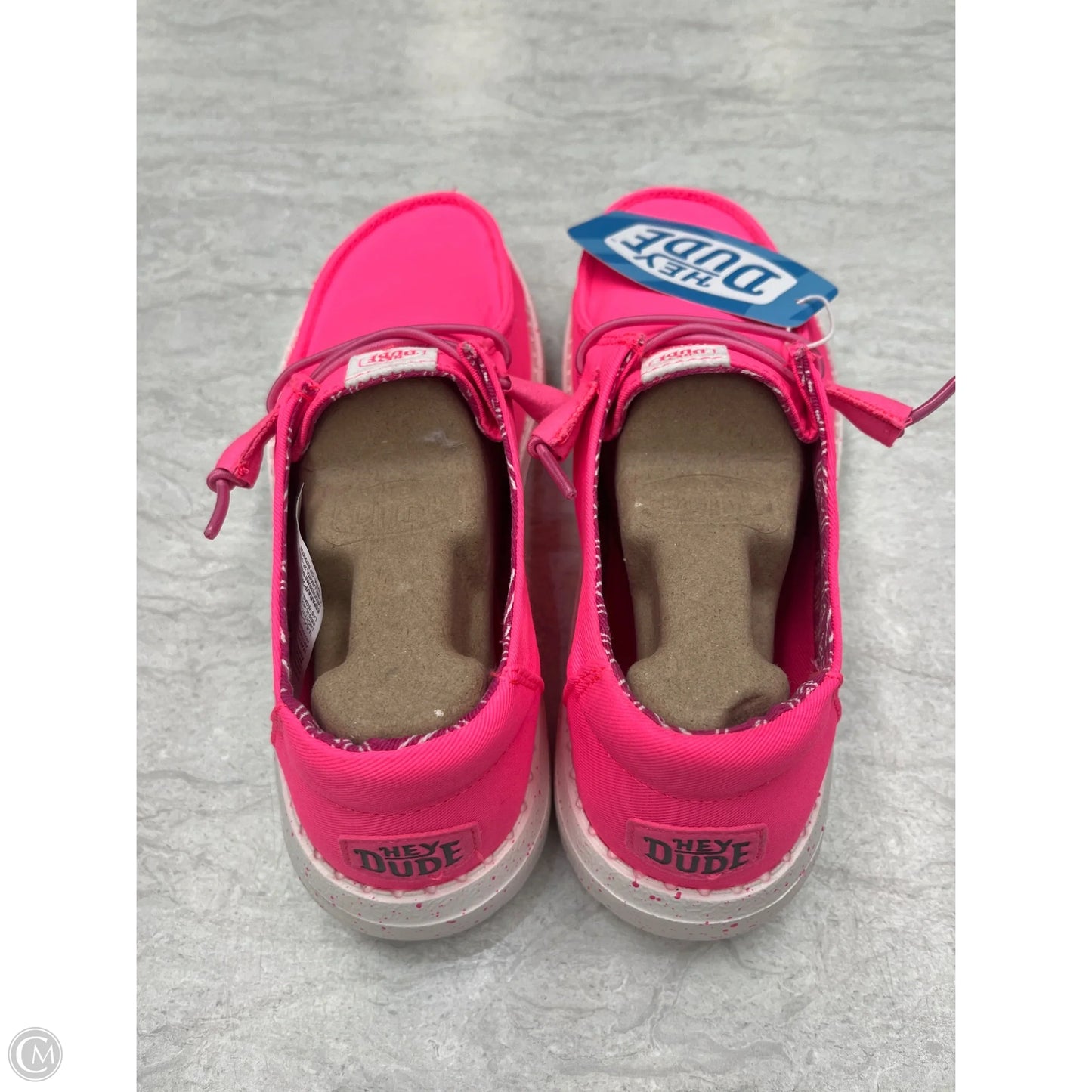Shoes Flats By Hey Dude In Pink, Size: 7