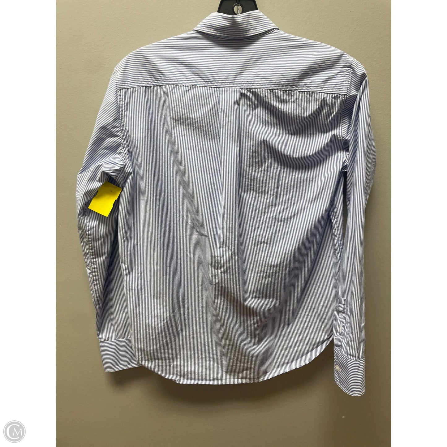Top Long Sleeve By Everlane In Striped Pattern, Size: Xs