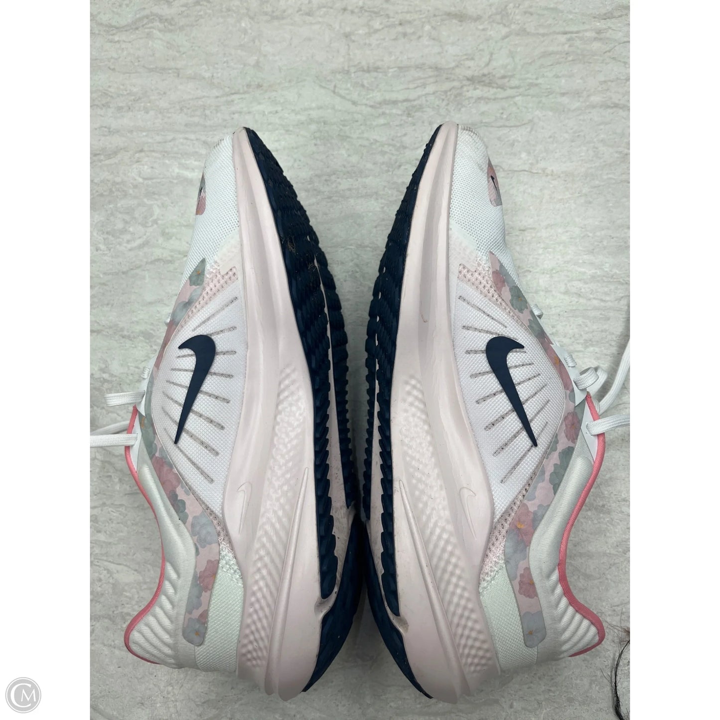 Shoes Athletic By Nike In Floral Print, Size: 11