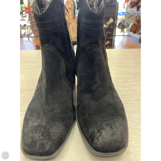 Boots Ankle Heels By Zodiac In Black, Size: 8