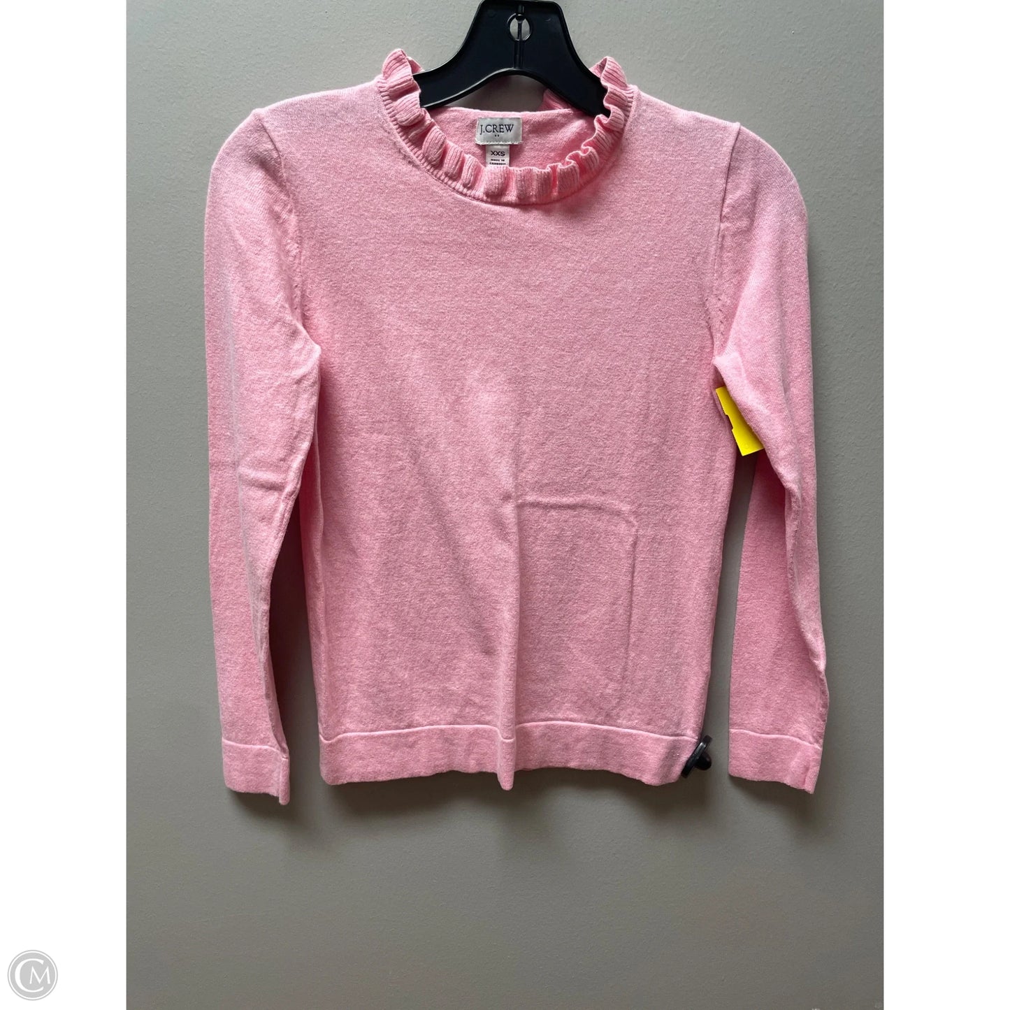 Top Long Sleeve By J. Crew In Pink, Size: Xxs