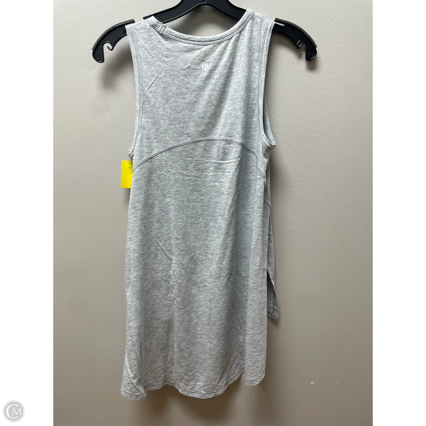 Athletic Tank Top By Lululemon In Grey, Size: M