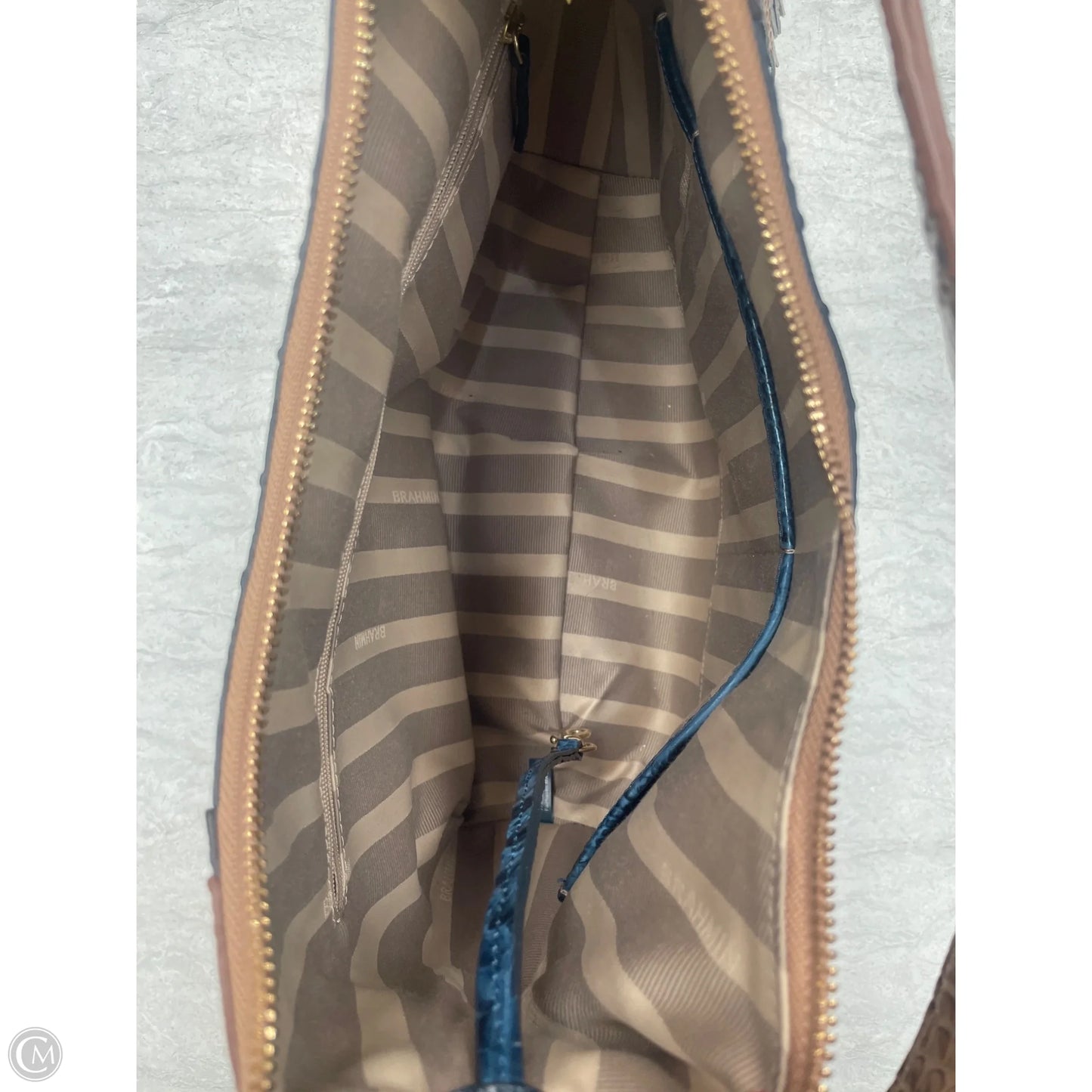 Handbag Designer By Brahmin, Size: Large