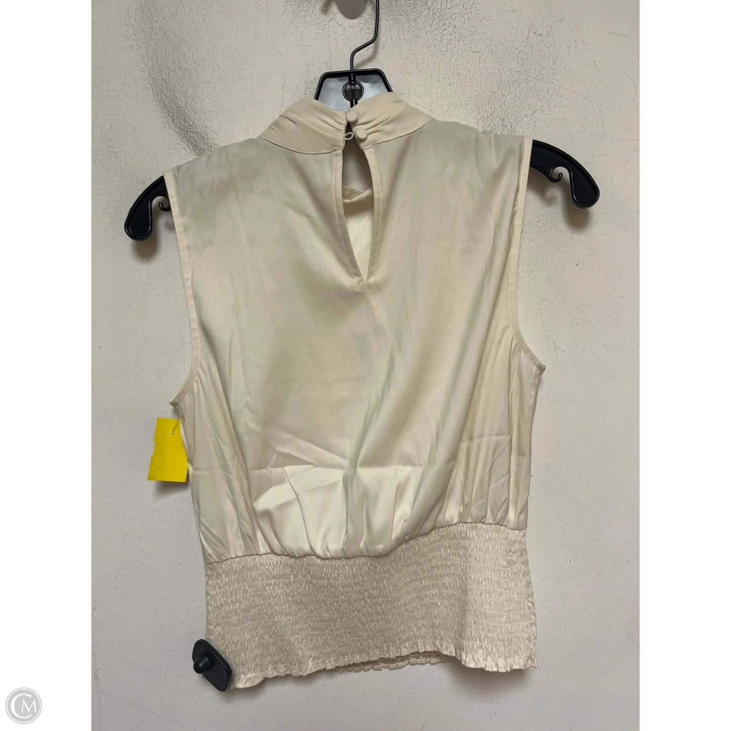 Top Sleeveless By Express In Cream, Size: Xs
