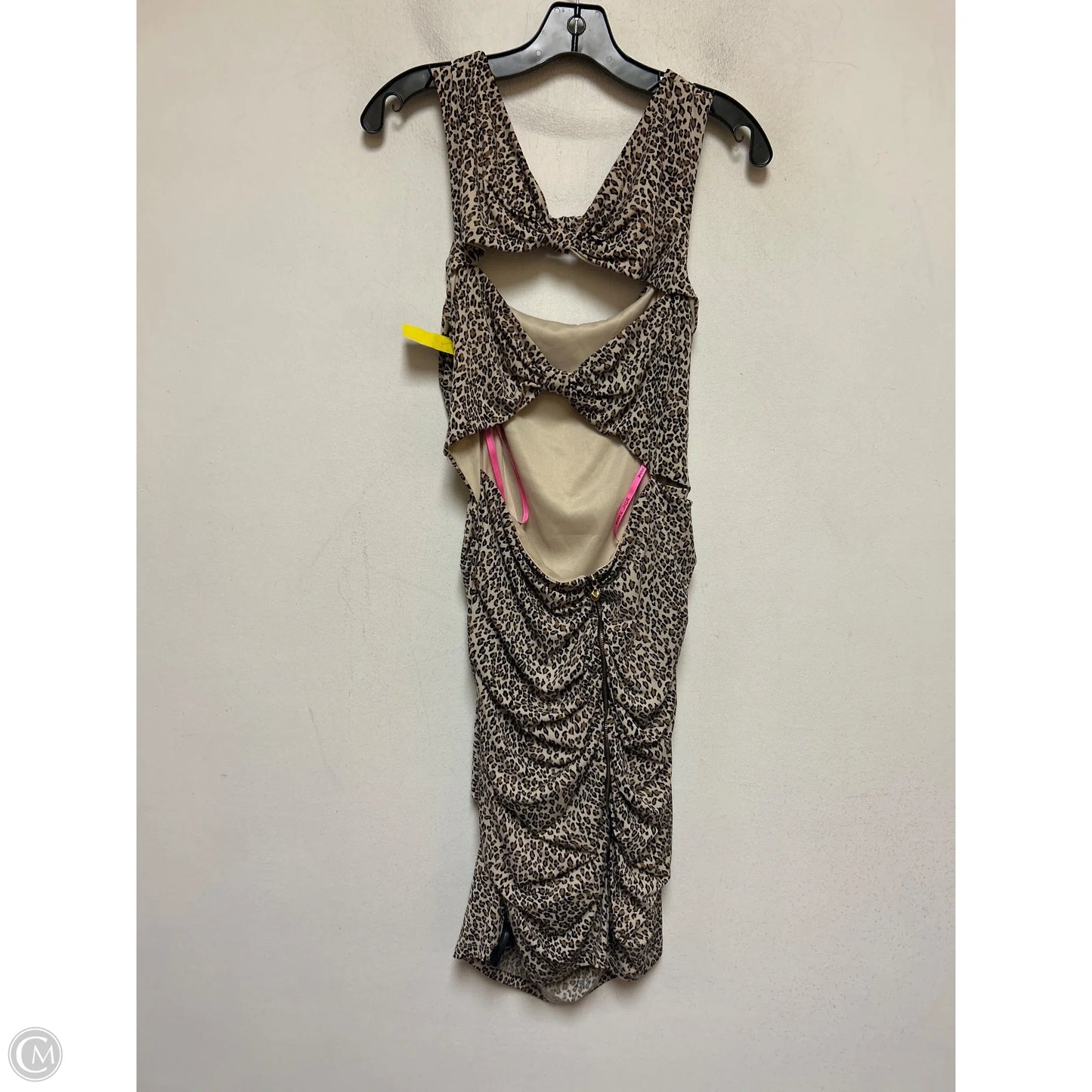 Dress Casual Midi By Betsey Johnson In Animal Print, Size: Xl