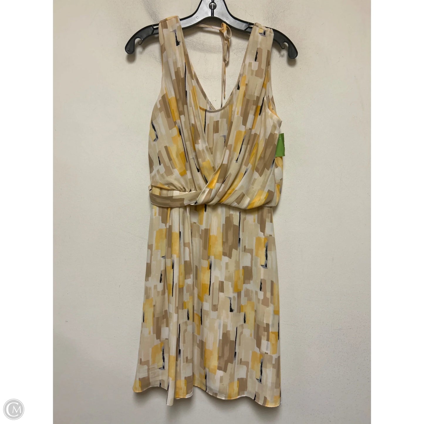 Dress Casual Short By White House Black Market In Brown & Yellow, Size: S