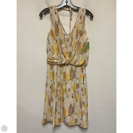 Dress Casual Short By White House Black Market In Brown & Yellow, Size: S
