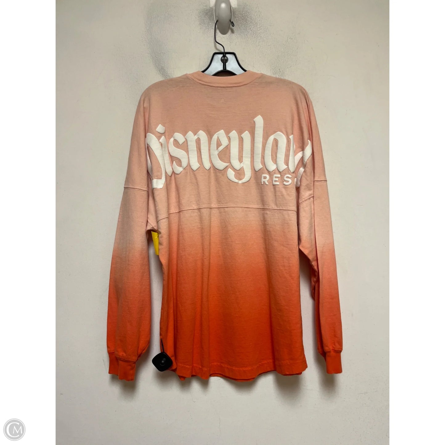 Top Long Sleeve By Disney In Ombre Print, Size: M