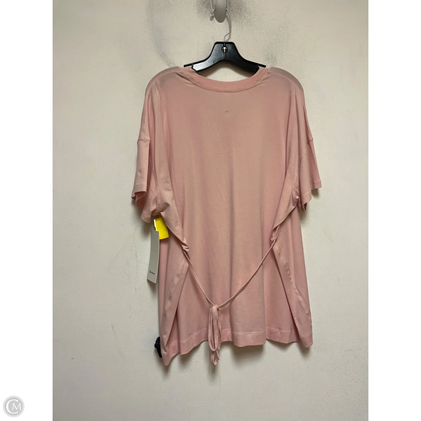 Top Short Sleeve By Lululemon In Pink, Size: S