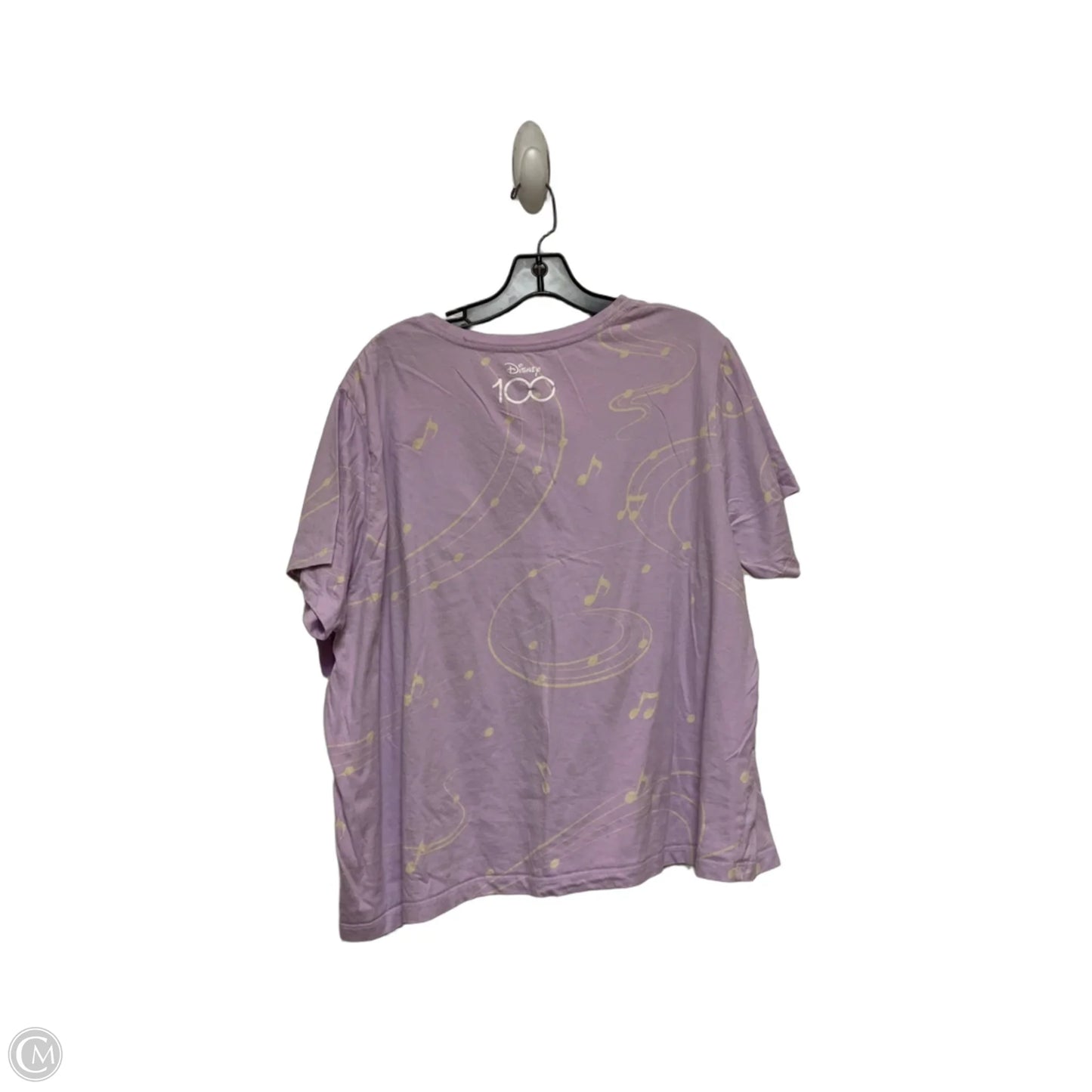 Top Short Sleeve Basic By Disney In Purple, Size: 2x