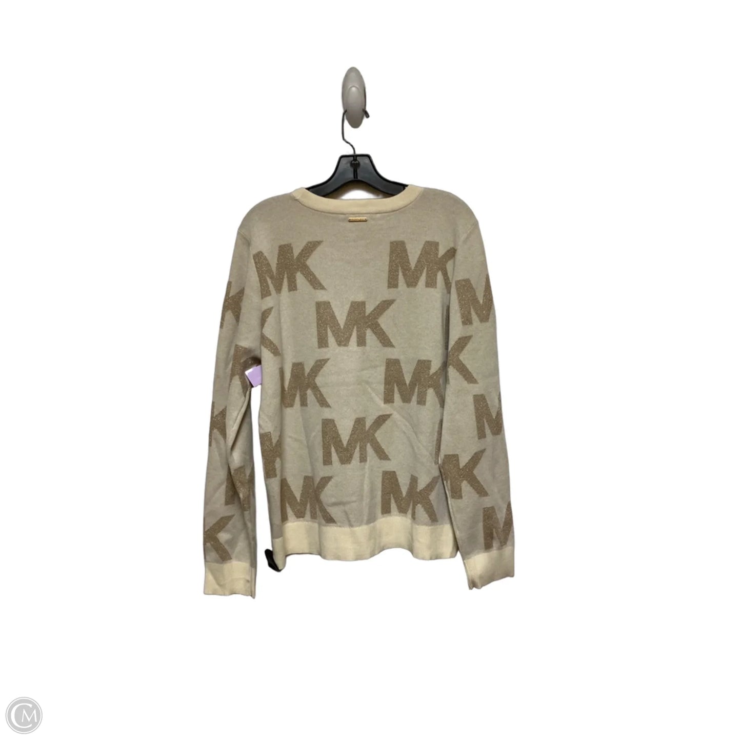 Sweatshirt Crewneck By Michael By Michael Kors In Bronze, Size: Xl
