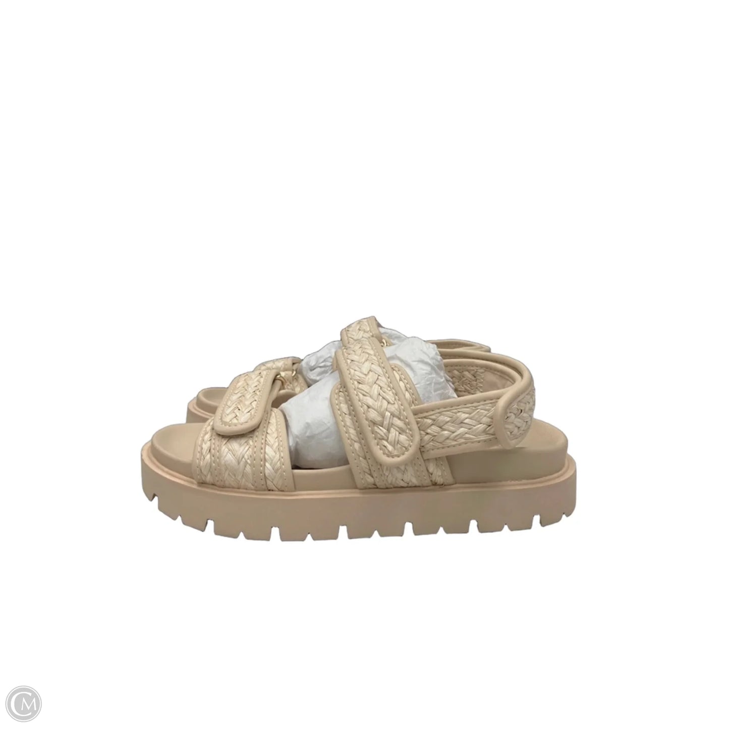Sandals Flats By H&m In Cream, Size: 8.5