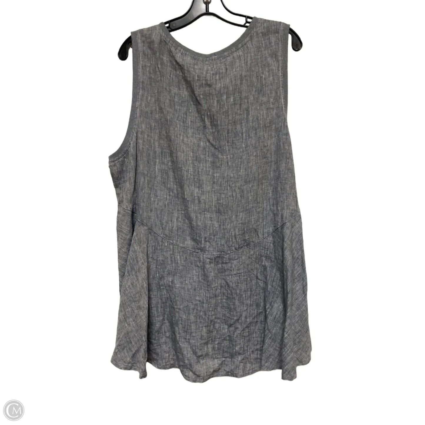 Top Sleeveless By Tommy Hilfiger In Blue, Size: Xxl