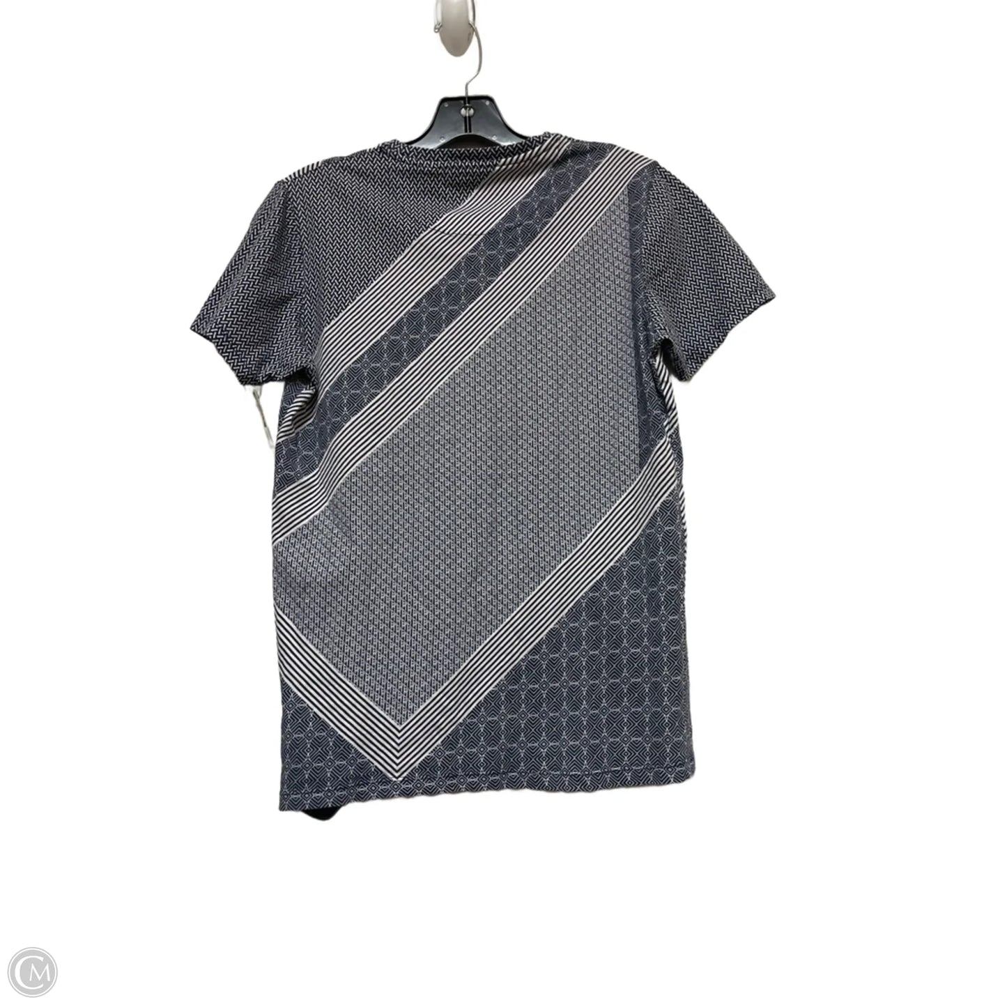 Top Short Sleeve By Ted Baker In Blue & White, Size: Xs