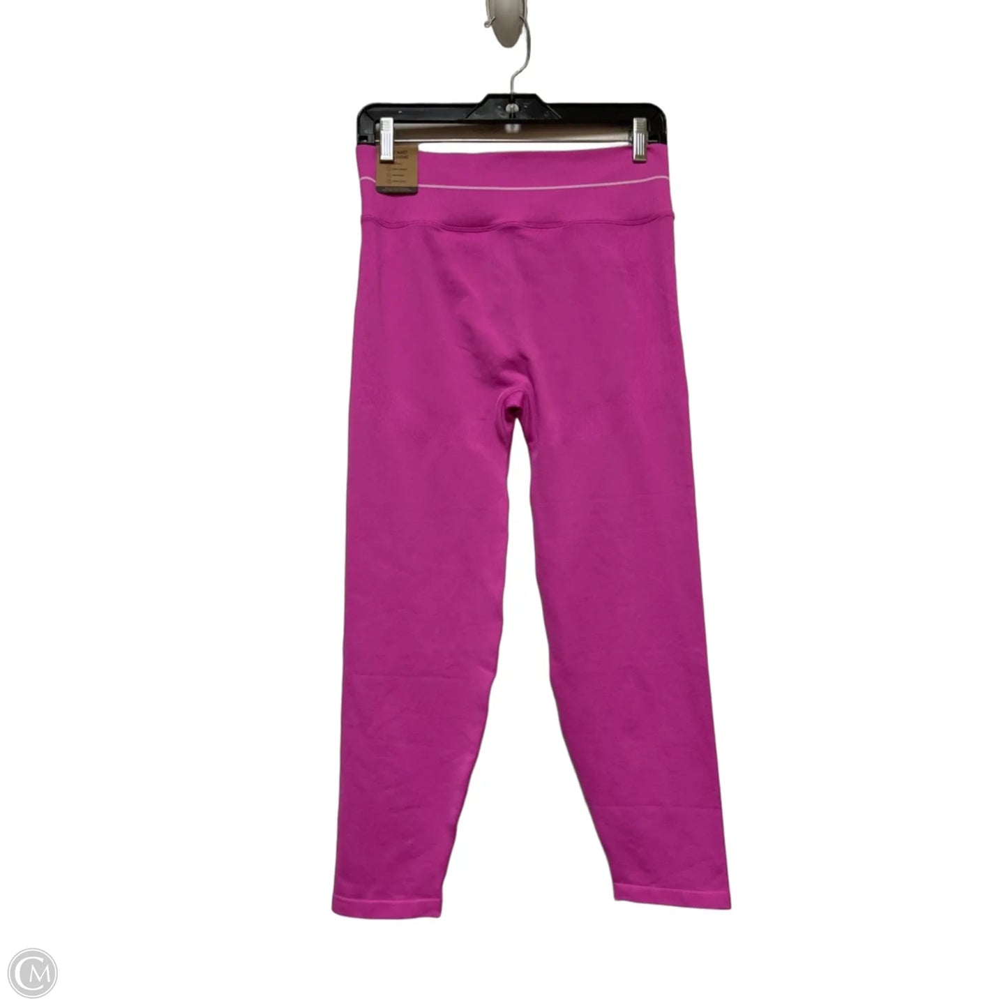 Athletic Leggings By Pink In Pink & White, Size: L