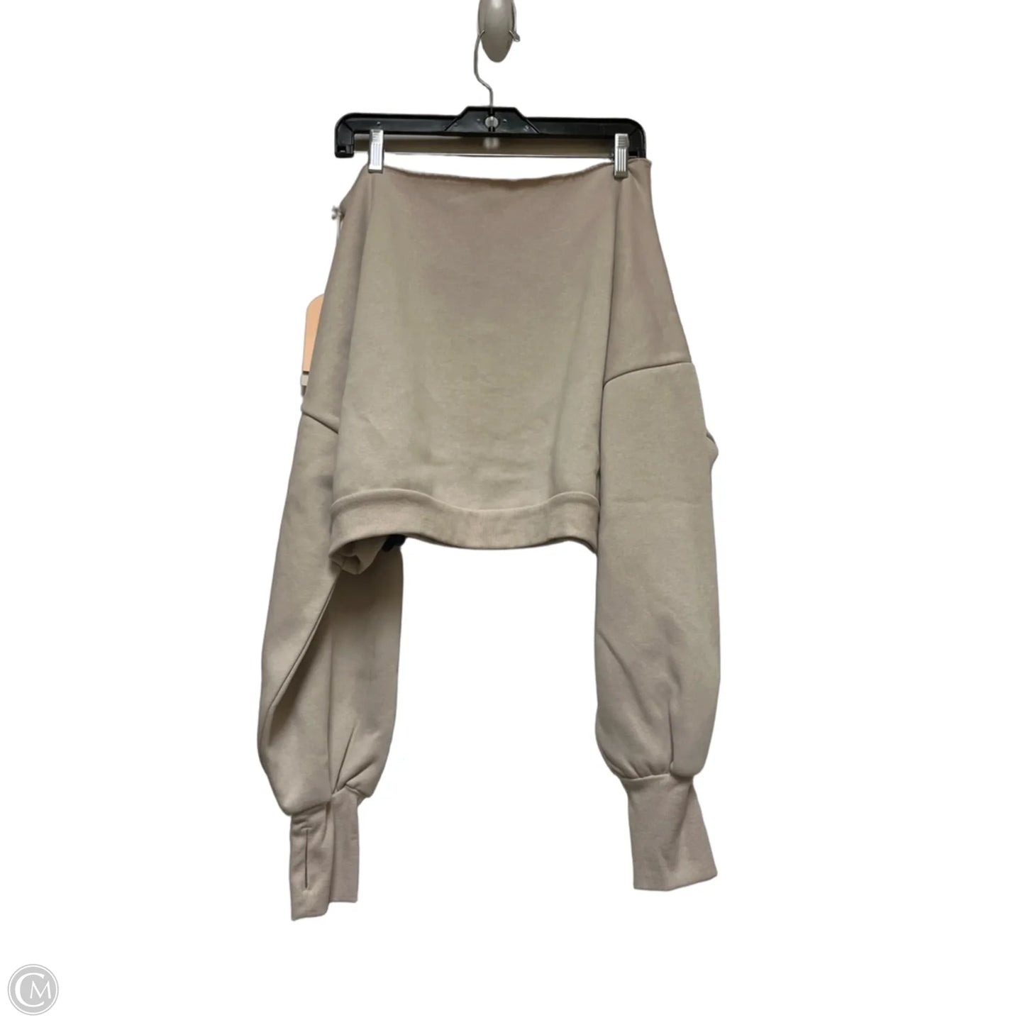 Sweatshirt Crewneck By Clothes Mentor In Cream, Size: S
