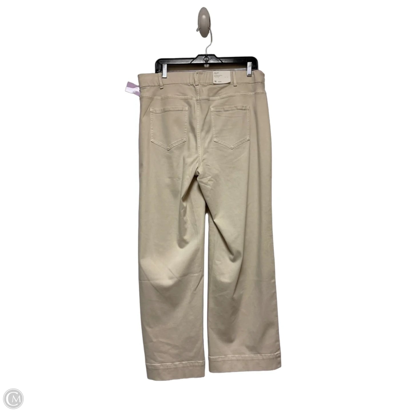 Jeans Wide Leg By J. Jill In Tan, Size: 16