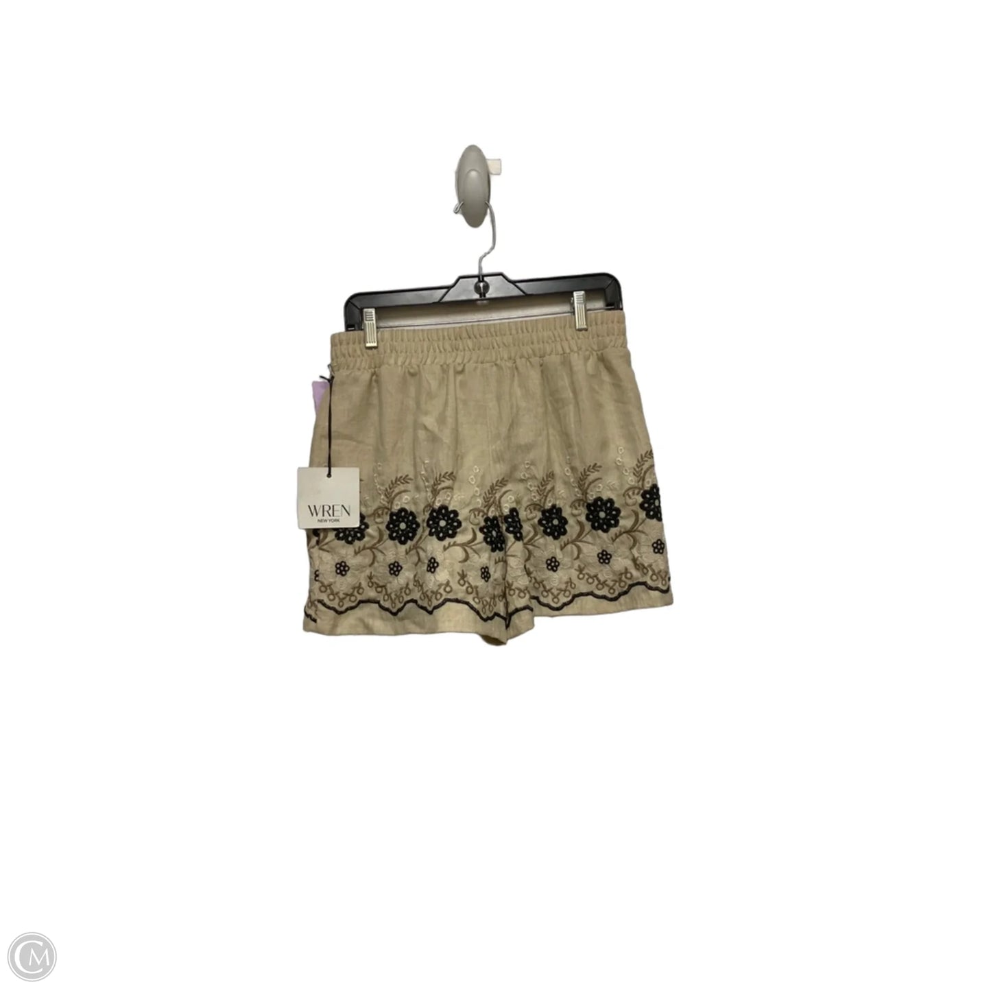 Shorts By Clothes Mentor In Black & Tan, Size: 4