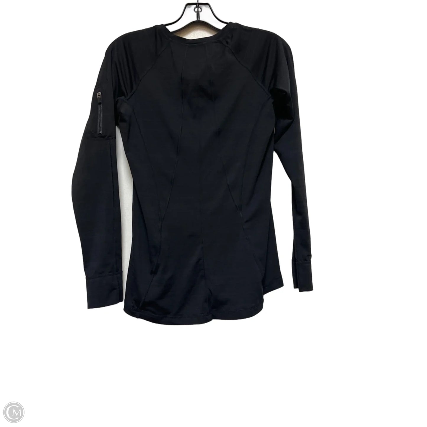 Athletic Sweatshirt Crewneck By Athleta In Black, Size: S