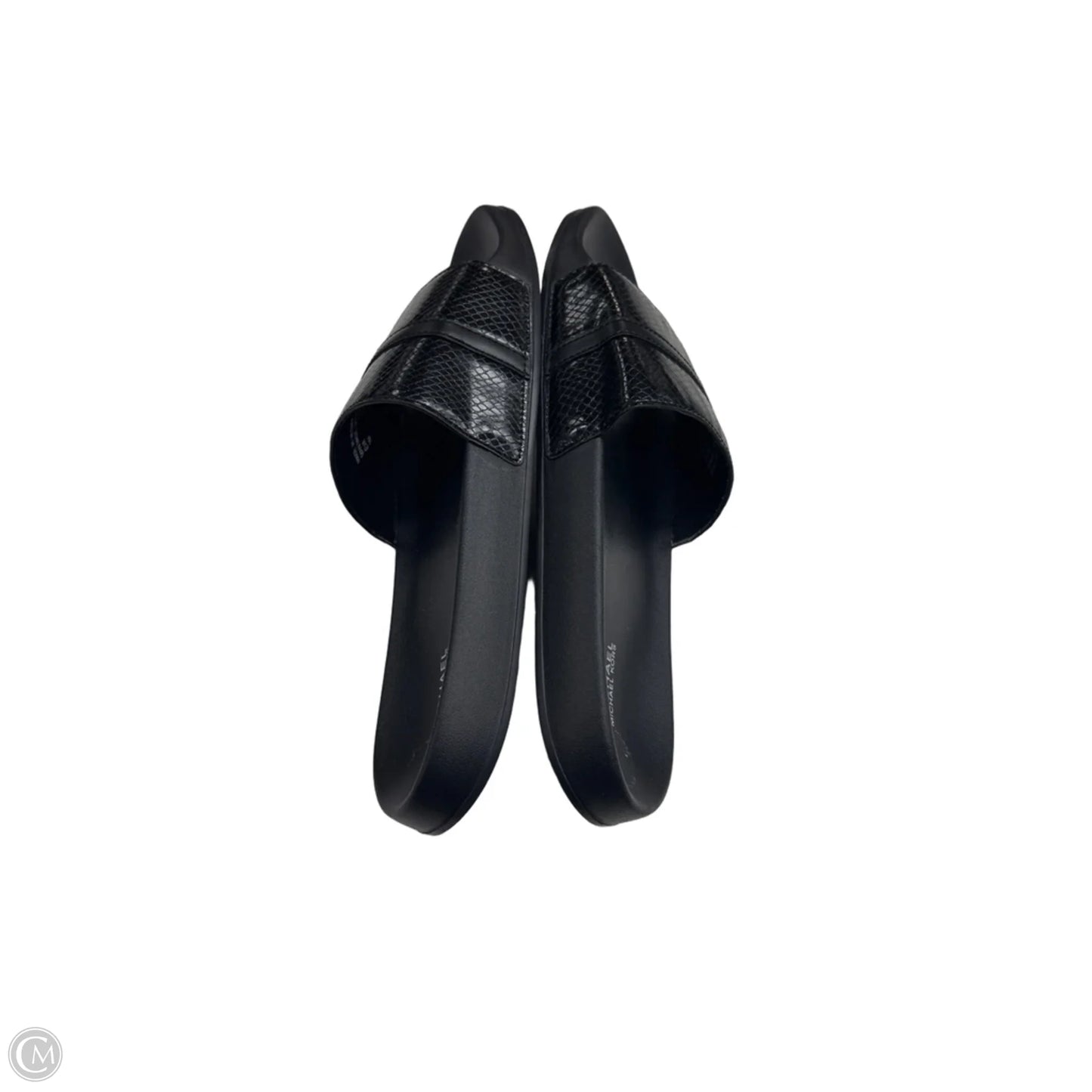 Sandals Flats By Michael By Michael Kors In Black, Size: 9