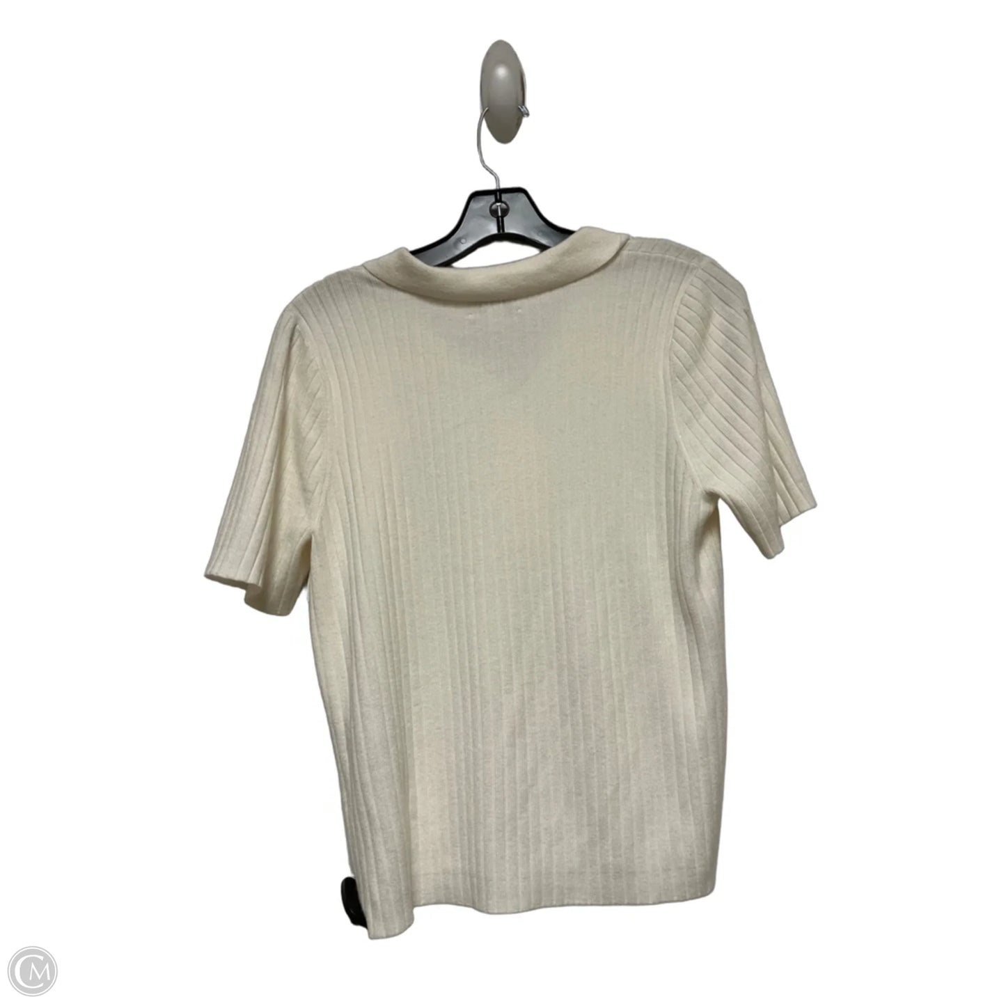 Top Short Sleeve By On 34th In Cream, Size: M