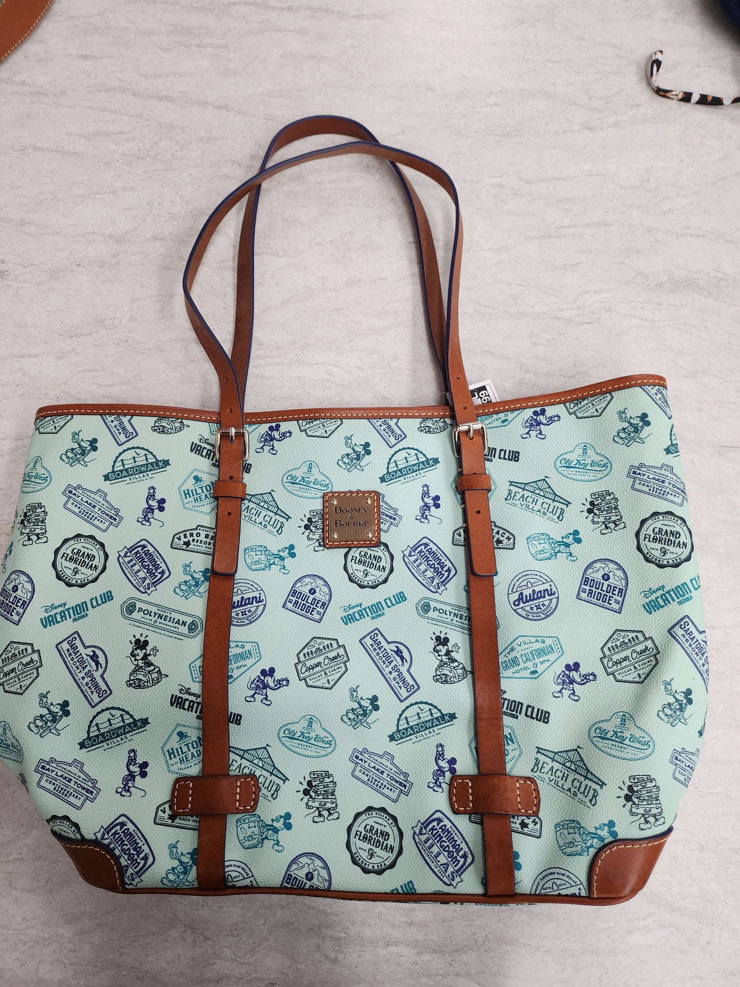 Handbag Designer By Dooney And Bourke Size: Large