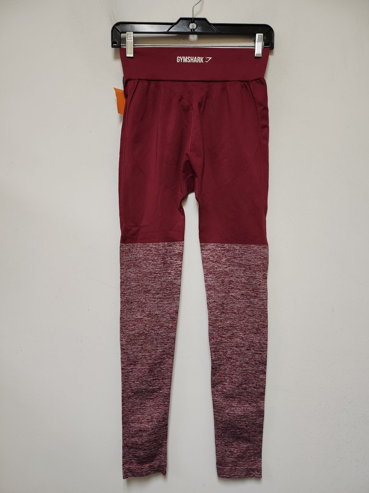 Athletic Leggings By Gym Shark In Red, Size: S