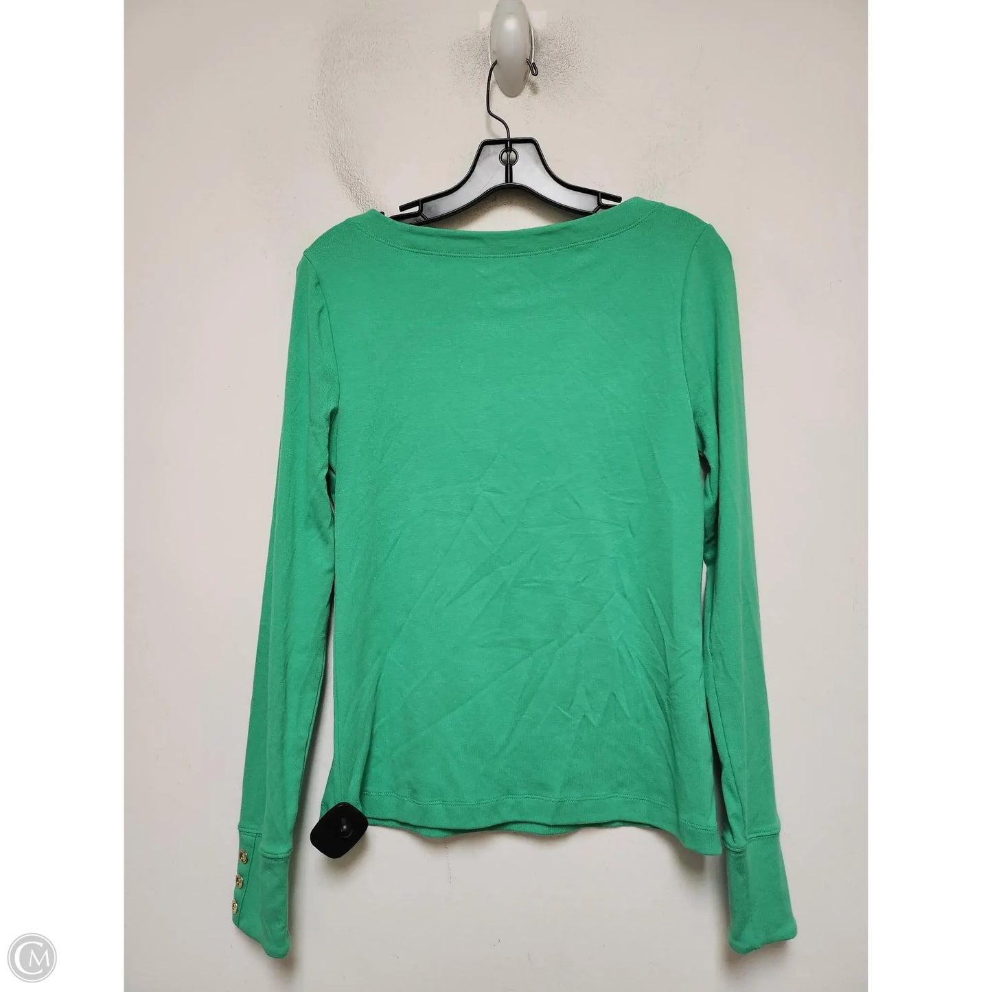 Top Long Sleeve Designer By Lilly Pulitzer In Green, Size: M