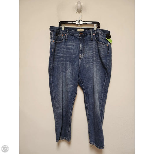 Jeans Skinny By Madewell In Blue Denim, Size: 14