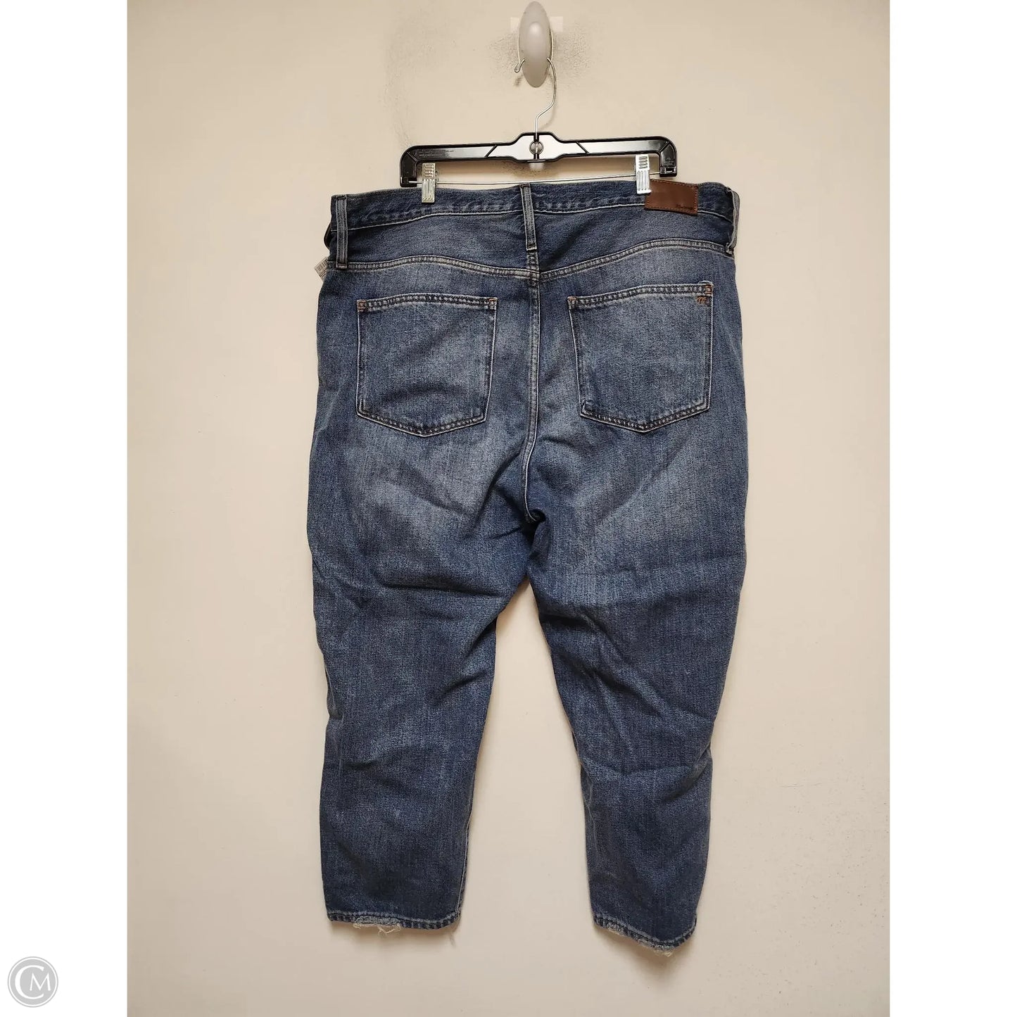 Jeans Skinny By Madewell In Blue Denim, Size: 14