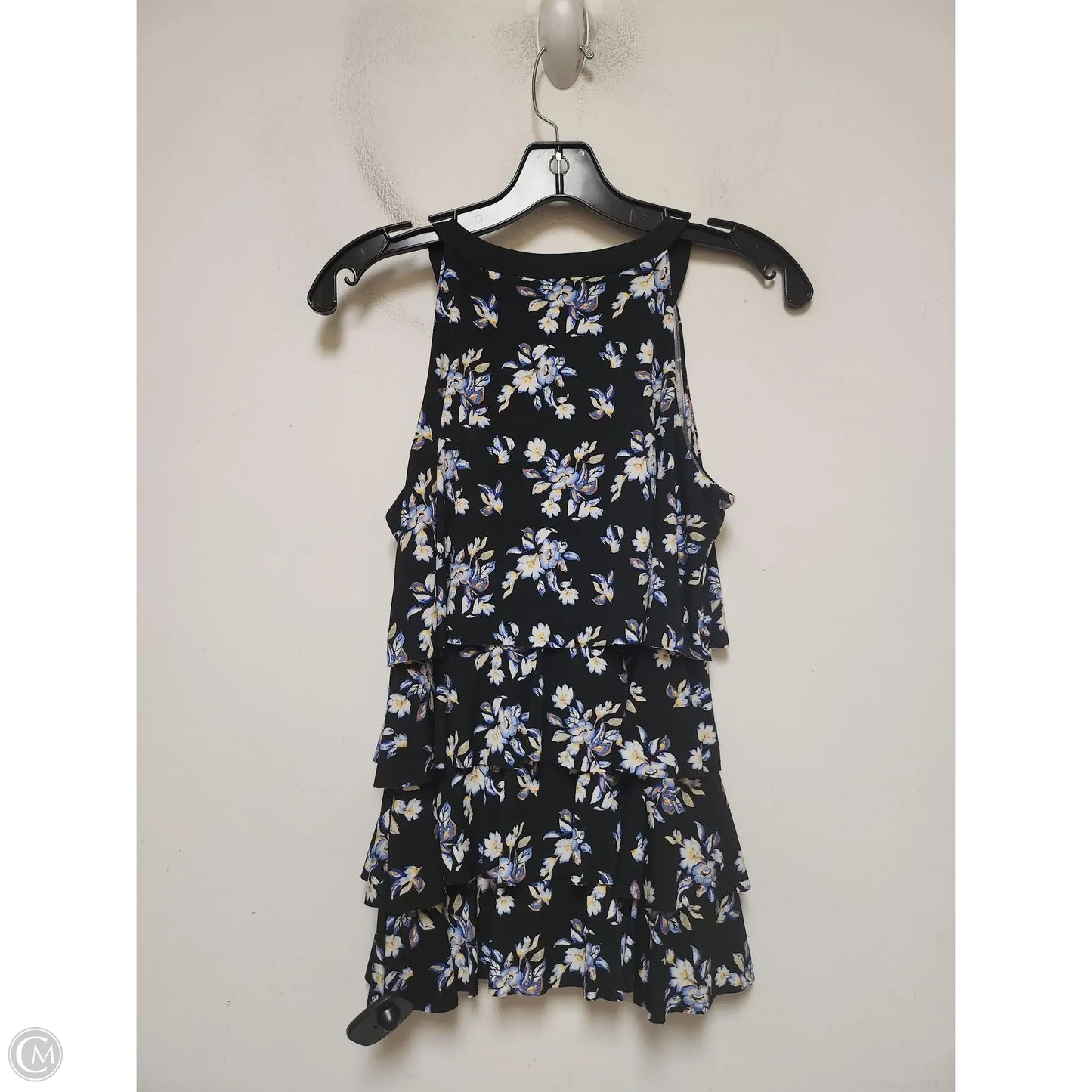 Top Sleeveless By White House Black Market In Floral Print, Size: Xs