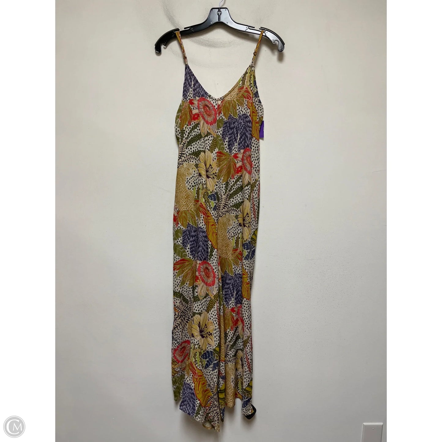 Jumpsuit By World Market In Floral Print, Size: Xl