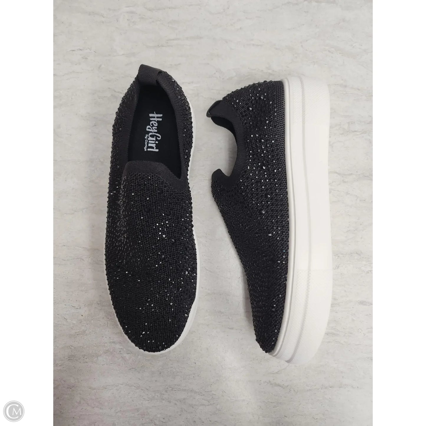 Shoes Sneakers By Corkys In Black, Size: 9