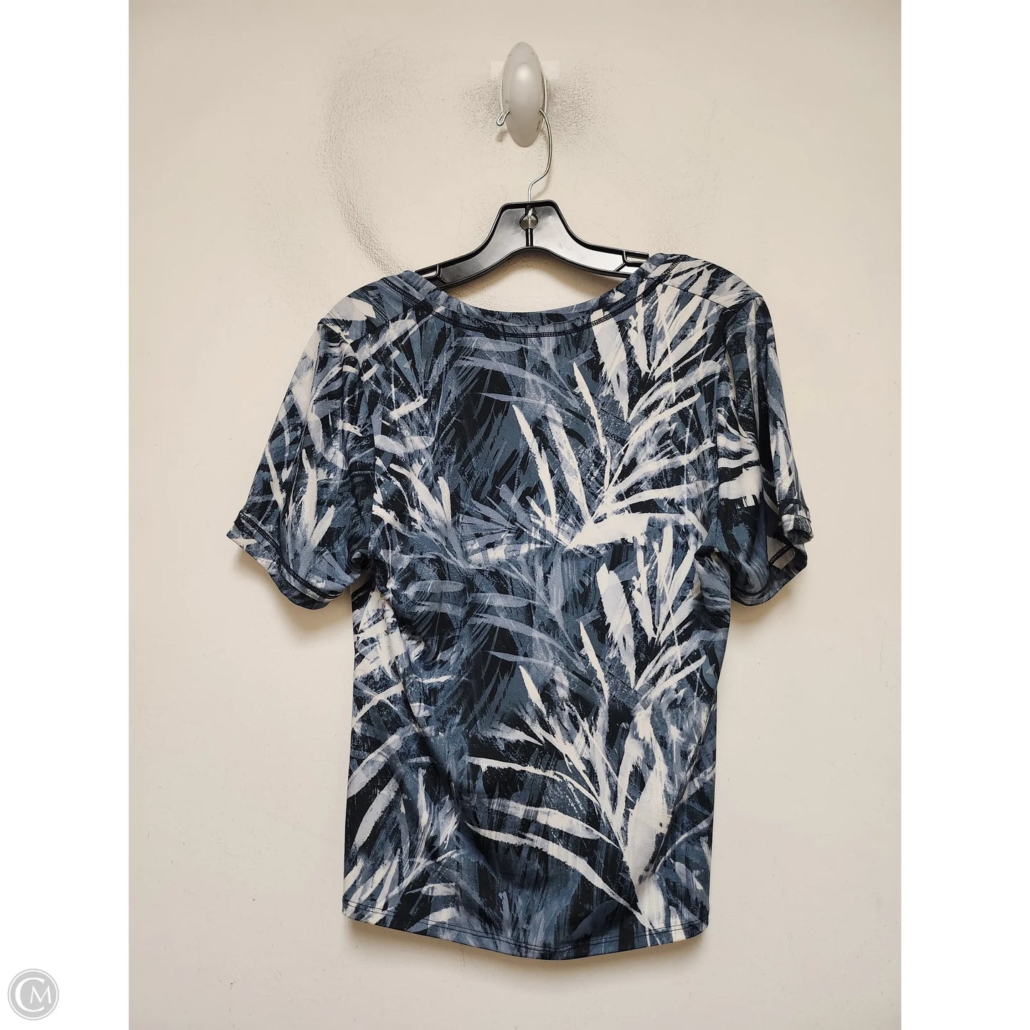 Top Short Sleeve By Veronica M In Blue, Size: M