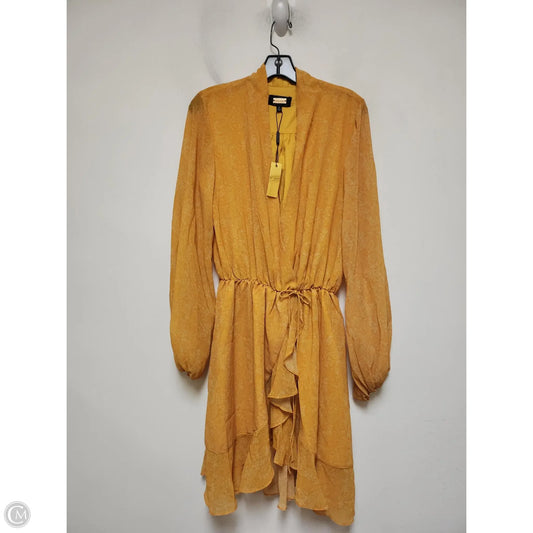 Dress Casual Short By Alexia Admor In Yellow, Size: M