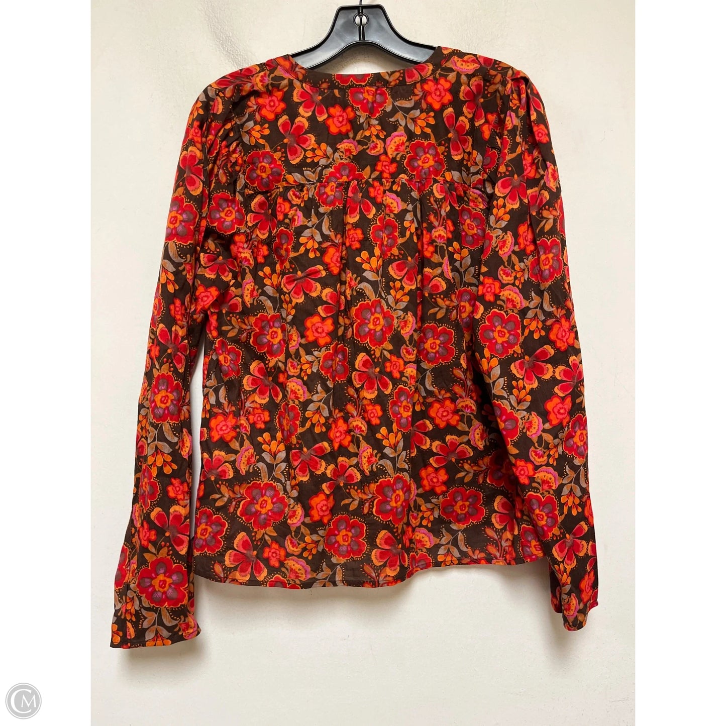 Top Long Sleeve By Sundry In Floral Print, Size: M