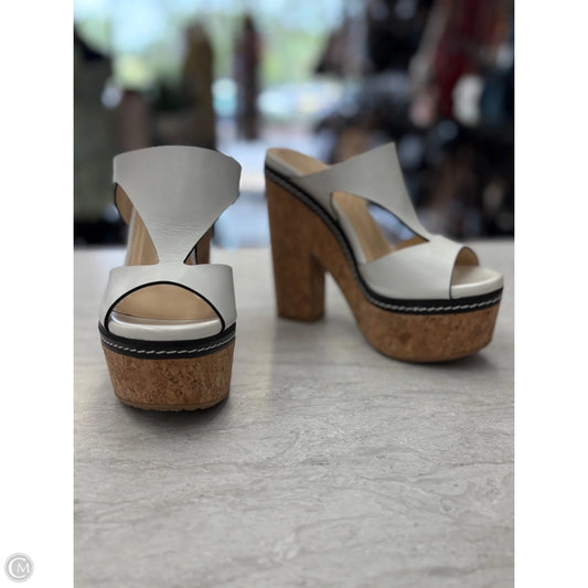 Shoes Luxury Designer By Jimmy Choo In White, Size: 5