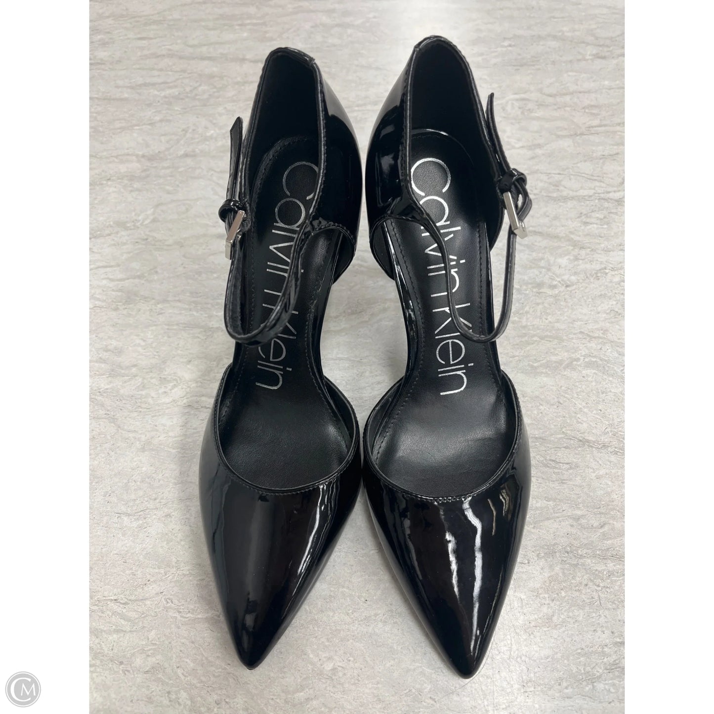 Shoes Heels Stiletto By Calvin Klein In Black, Size: 7